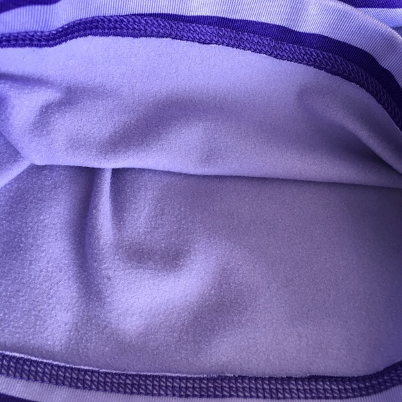 Nike Dry Fit Fitted Striped Long Sleeve Top Sz M - Picture 6 of 7